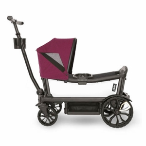 Veer Cruiser (2 Seater) Stroller Wagon + Canopy Bundle - Savanna White/Pink Agate