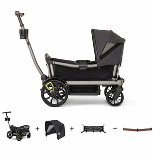 Veer Cruiser City Stroller Wagon Essentials Bundle - Grey