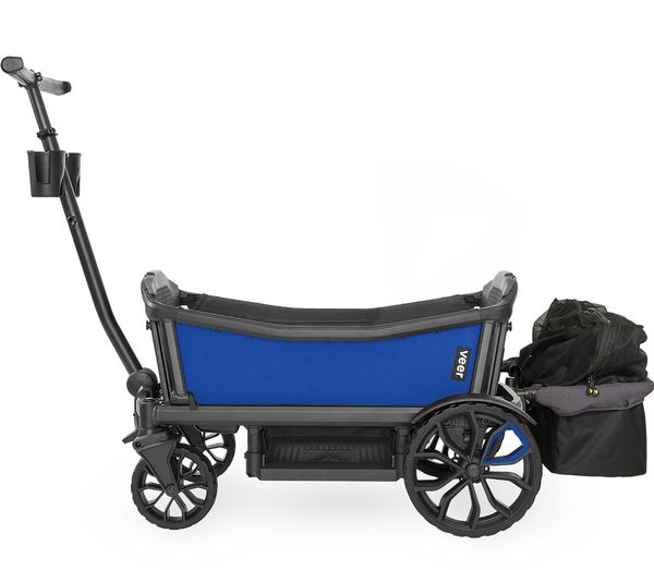 Veer Cruiser Stroller Wagon + Basket Bundle - Kai Blue