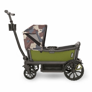 Veer Cruiser Stroller Wagon + Canopy Bundle - Joshua Green/Camo