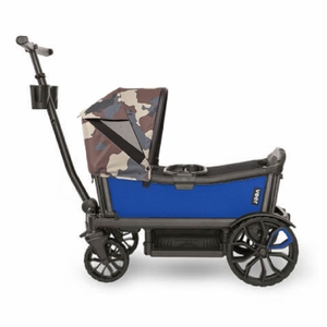 Veer Cruiser Stroller Wagon + Canopy Bundle - Kai Blue/Camo