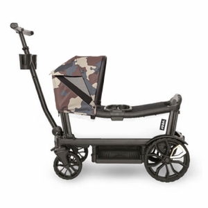 Veer Cruiser Stroller Wagon + Canopy Bundle - Savanna White/Camo
