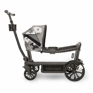 Veer Cruiser Stroller Wagon + Canopy Bundle - Savanna White/Ice Camo