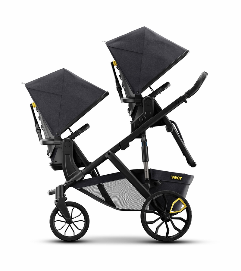 Veer Switch&Roll Twin Double Stroller + Bundle