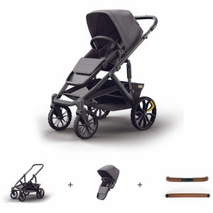 Veer Switch&Roll Luxe Single-to-Double Stroller Bundle with Leather Kit