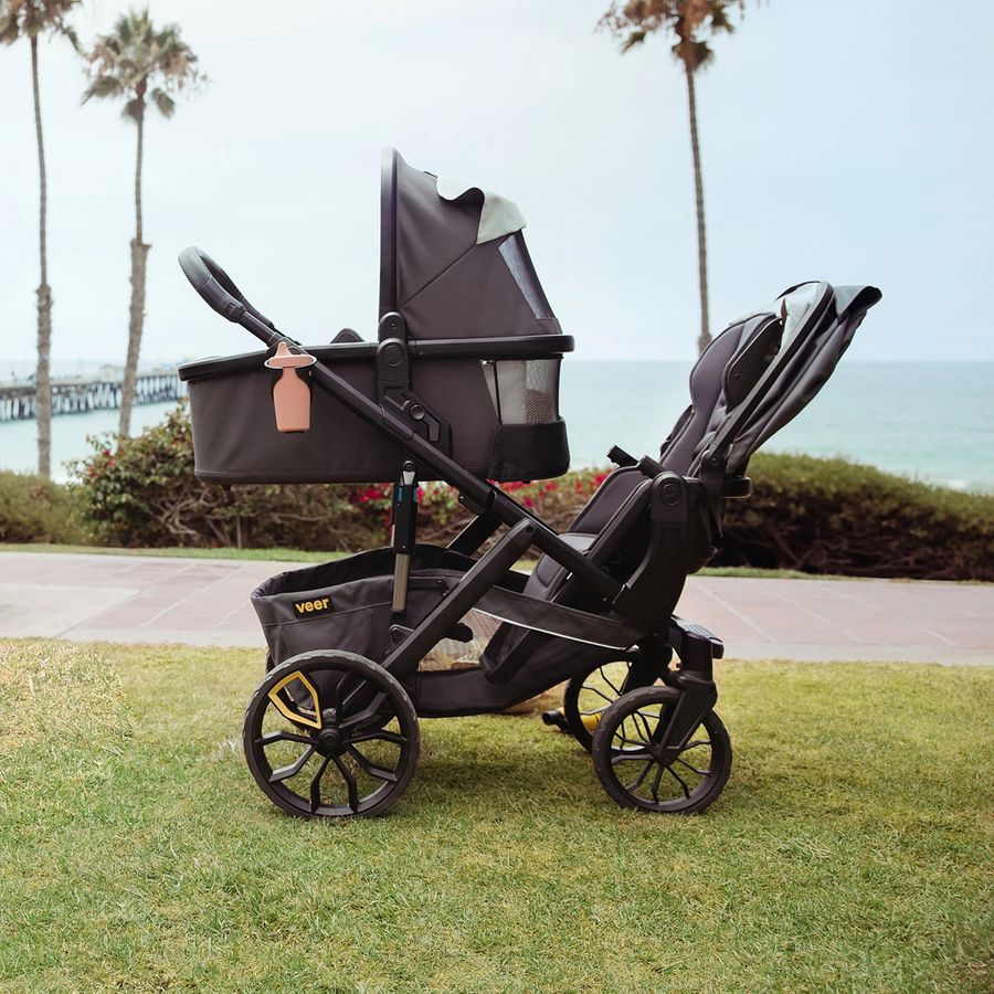 Veer Switch&Roll Twin Double Stroller + Bundle