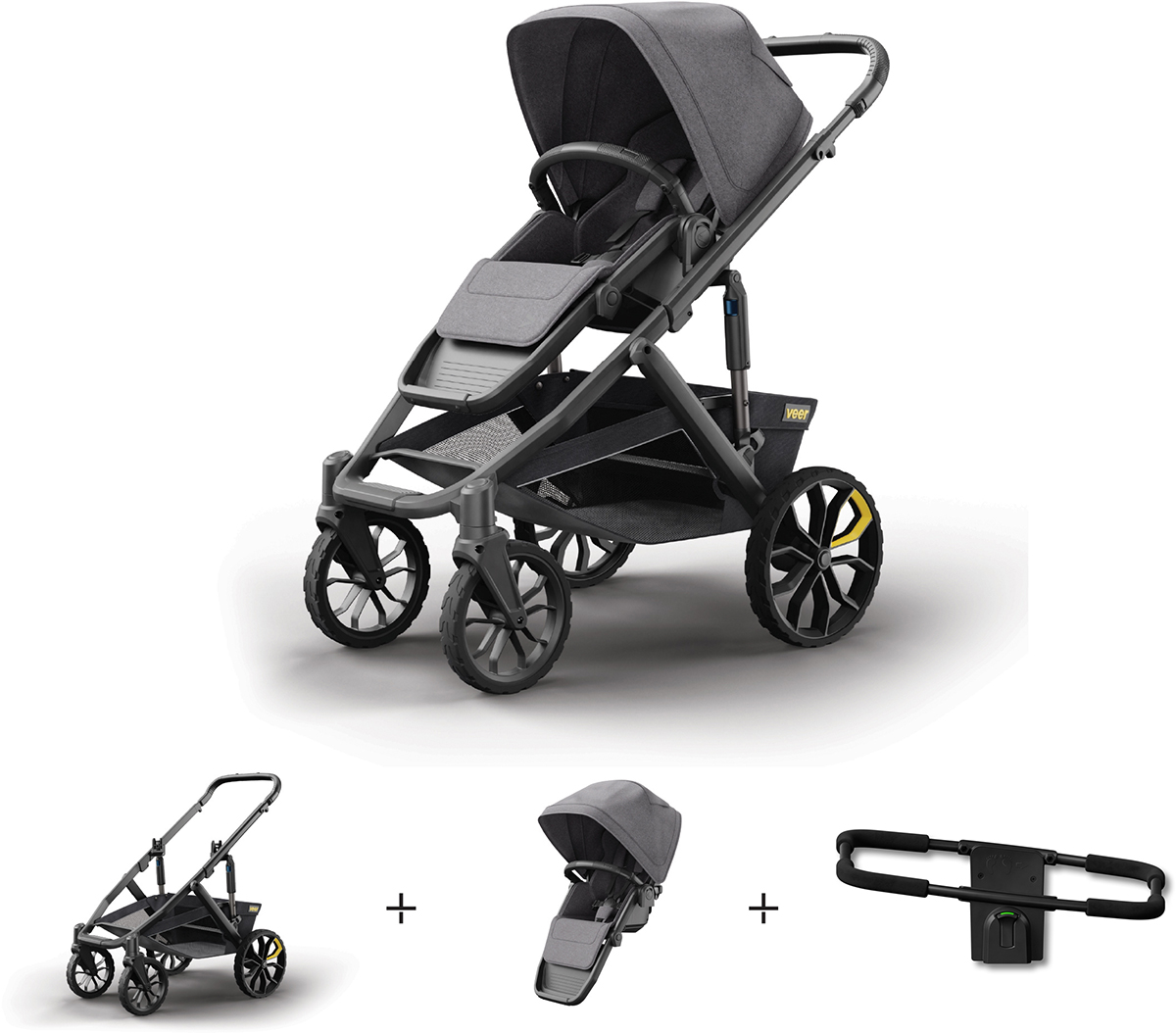 Veer Switch&Roll With Car Seat Adapter Bundle - Chicco