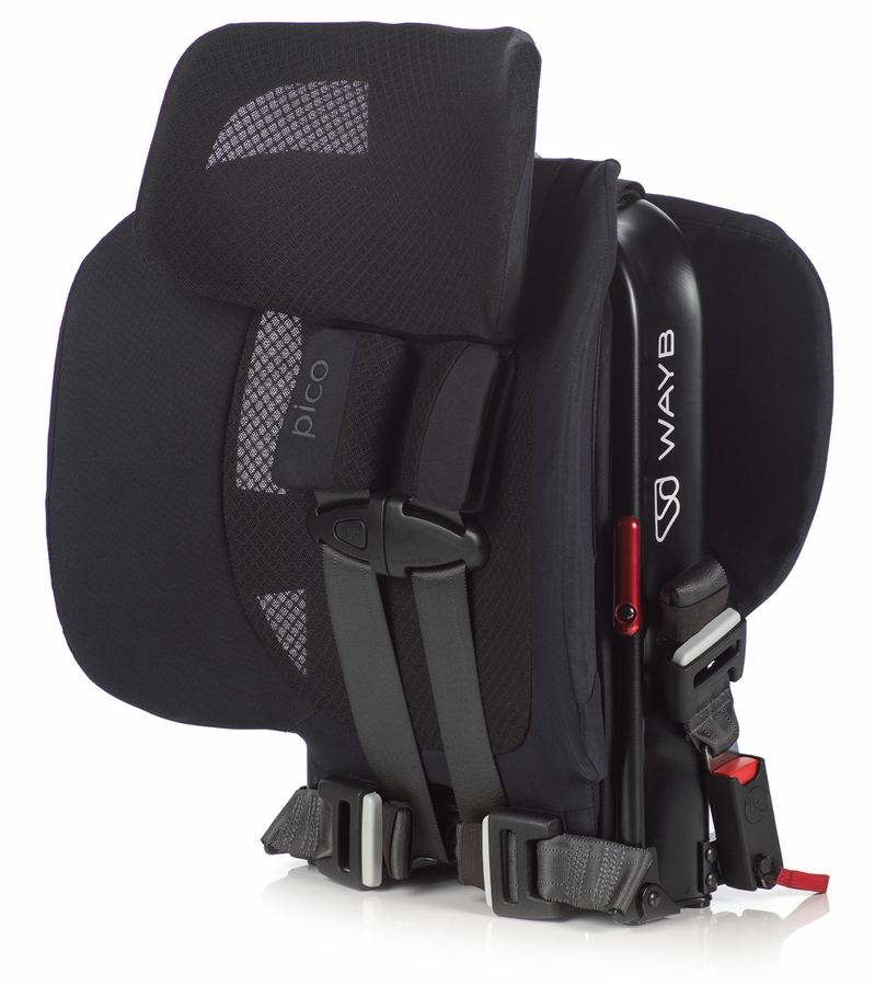WAYB Pico Forward Facing Travel Car Seat + Travel Bag Jet
