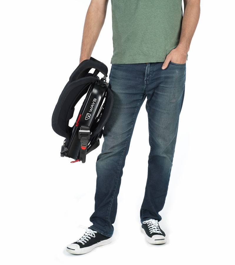 WAYB Pico Forward Facing Travel Car Seat + Travel Bag Jet