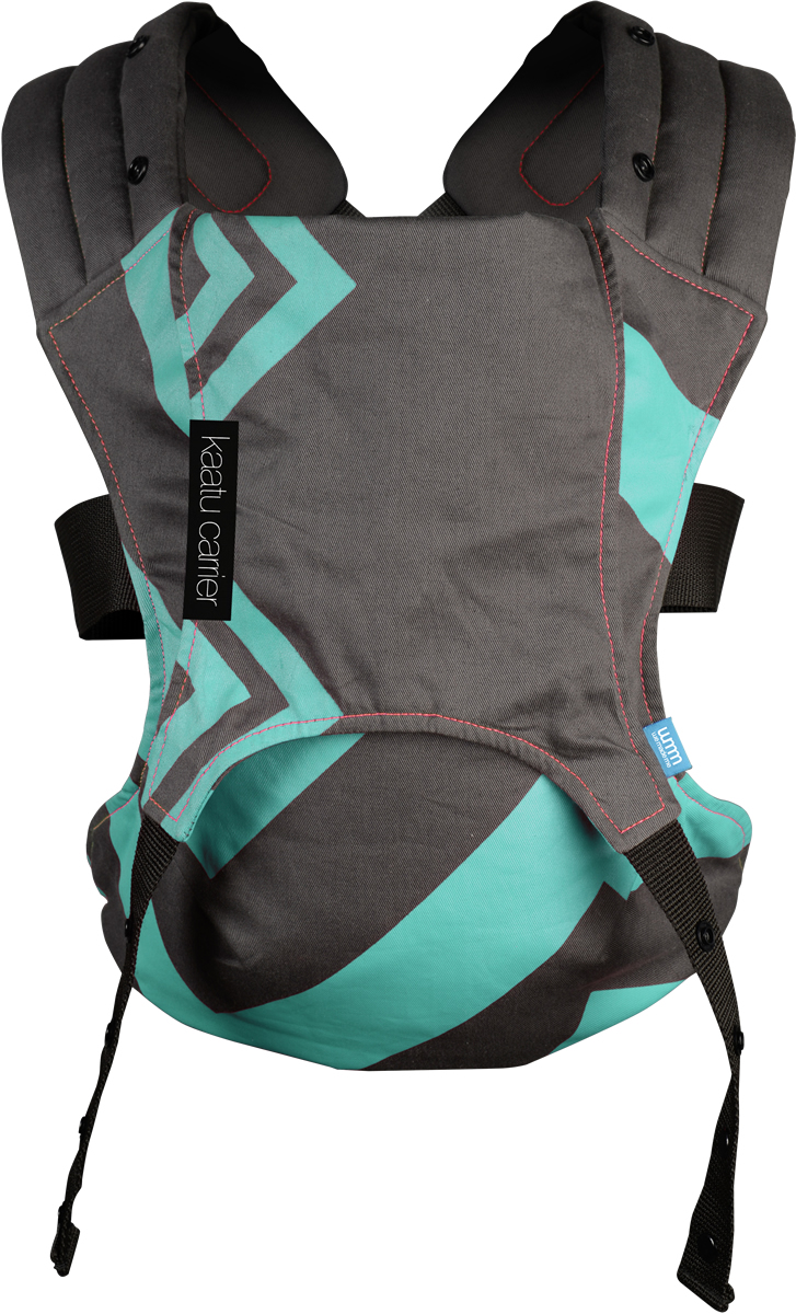 We Made Me Venture+ 1 Toddler Carrier - Mint Grey Black Zigzag