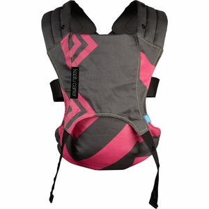 We Made Me Venture+ 2 in 1 Toddler Carrier - Bubblegum Grey Black Zigzag