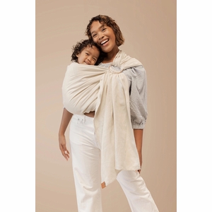 WildBird Linen Ring Sling, Standard (74") - Sparrow / Gold