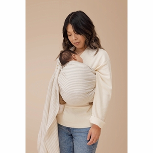 WildBird Linen Ring Sling, Standard (74") - Swan / Gold