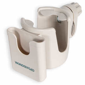 WonderFold 2-In-1 Cup & Phone Holder - Beige (fits all wagons)