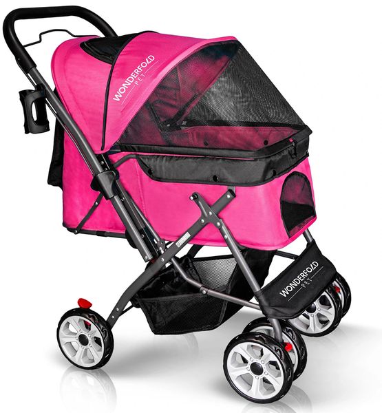 WonderFold Pet Stroller Pink