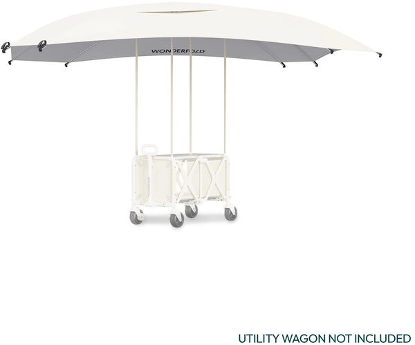 WonderFold S5 Convertible Utility Wagon Canopy - Beige