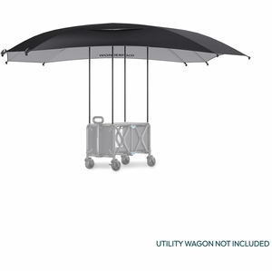 WonderFold S5 Convertible Utility Wagon Canopy - Black