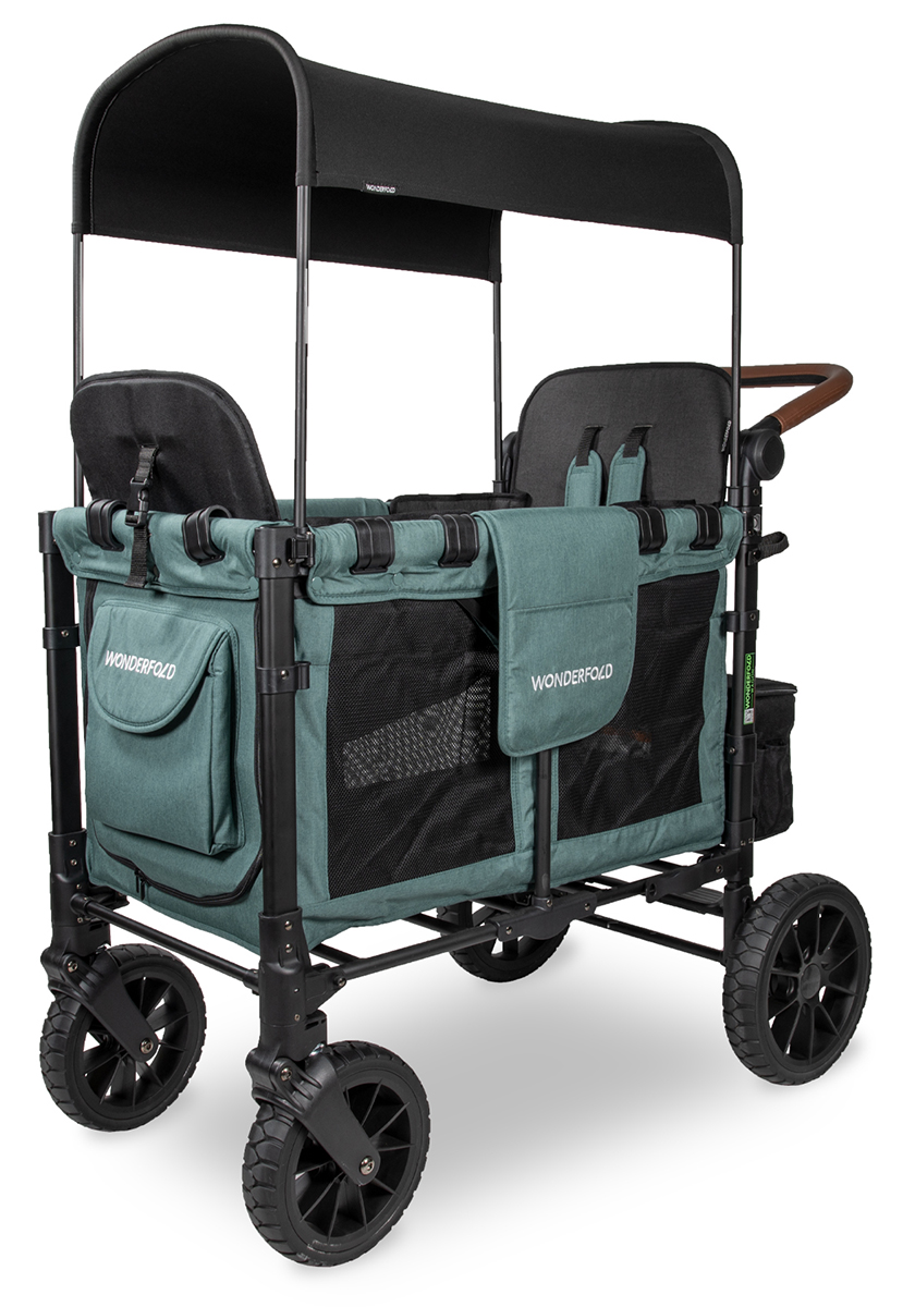 Wonderfold W2 Luxe Multifunctional Double (2 seater) Stroller Wagon