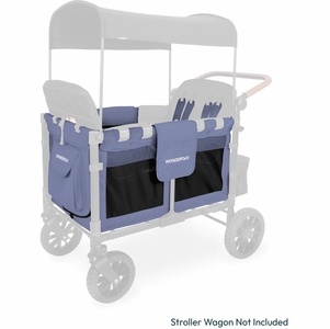 Wonderfold W4 Elite / Luxe Carriage Fabric - Storm Blue