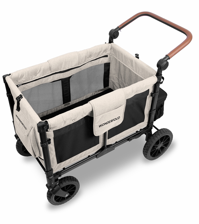 WonderFold W4 Luxe Multifunctional Quad (4 Seater) Stroller Wagon