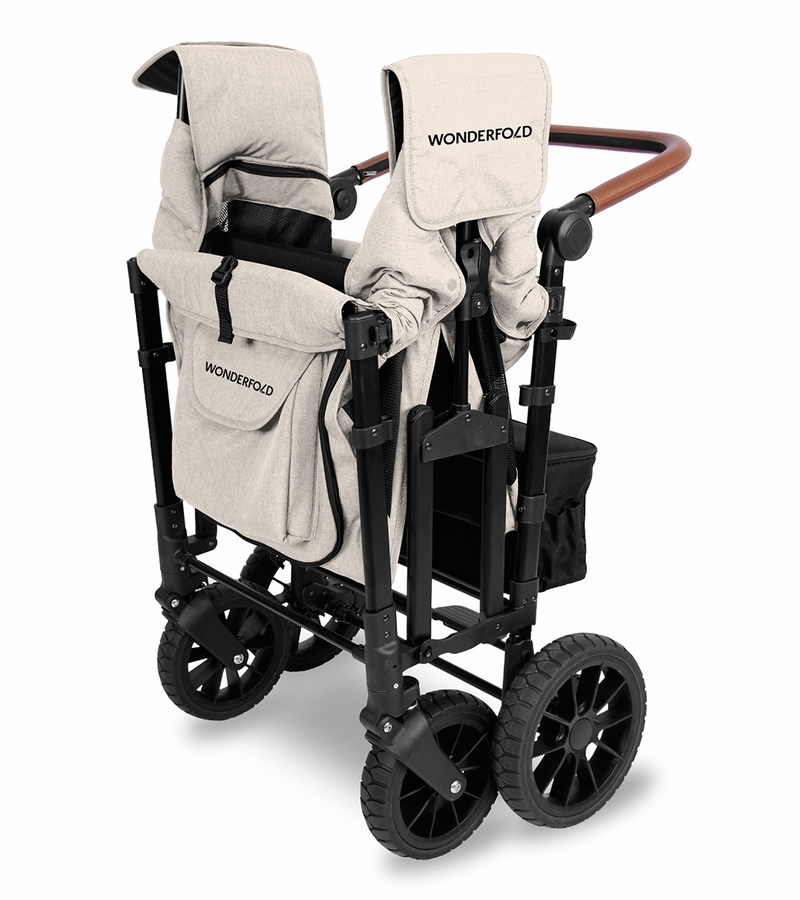 WonderFold W4 Luxe Multifunctional Quad (4 Seater) Stroller Wagon
