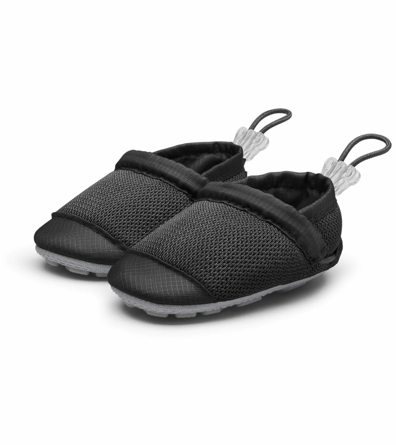 Woolybubs The Toddle Baby Shoe, Size 2 Black