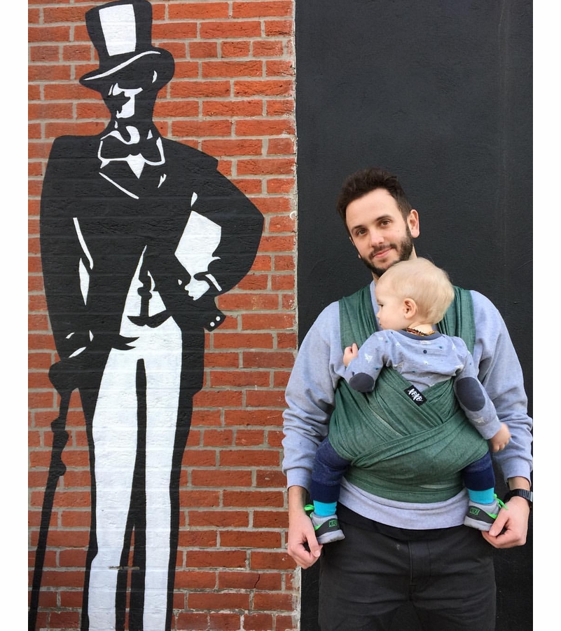 XOXO Buckle Wrap Baby Carrier, Eco2 Collection Bear Hug