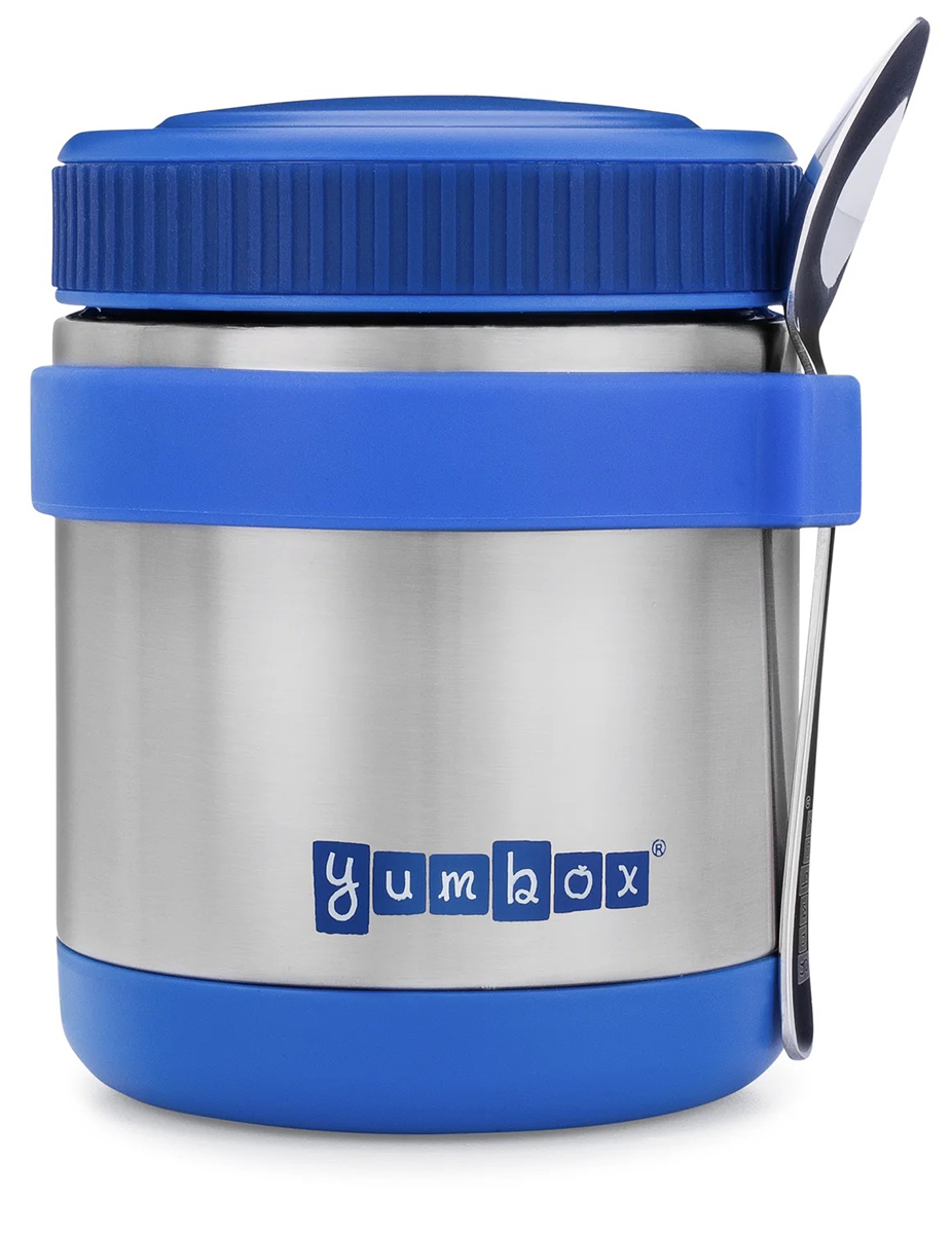 Yumbox Zuppa Stainless Steel Thermal Food Jar & Spoon, - Neptune Blue