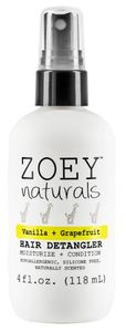 Zoey Naturals Hair Detangler - Vanilla + Grapefruit