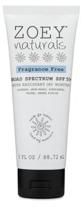Zoey Naturals SPF 50+ Sheer Finish Mineral Sunscreen, 3 oz