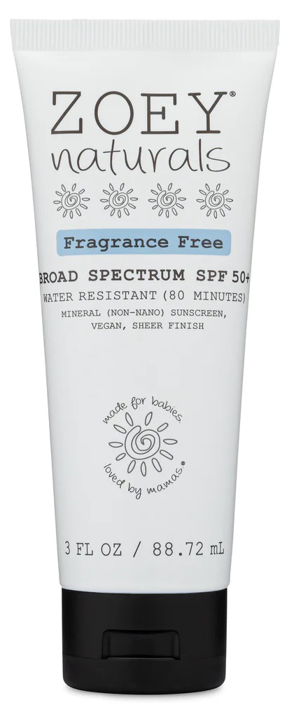 Zoey Naturals SPF 50+ Sheer Finish Mineral Sunscreen