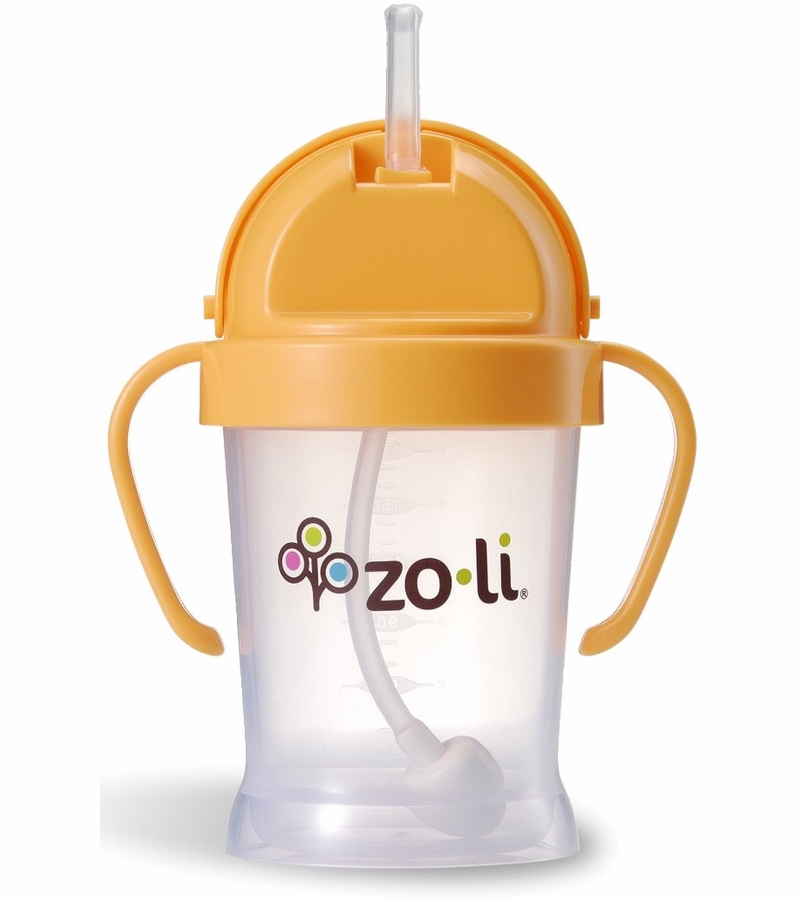 ZoLi BOT 6 oz Straw Sippy Cup Orange