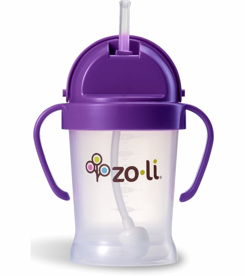 ZoLi BOT 6 oz Straw Sippy Cup Purple