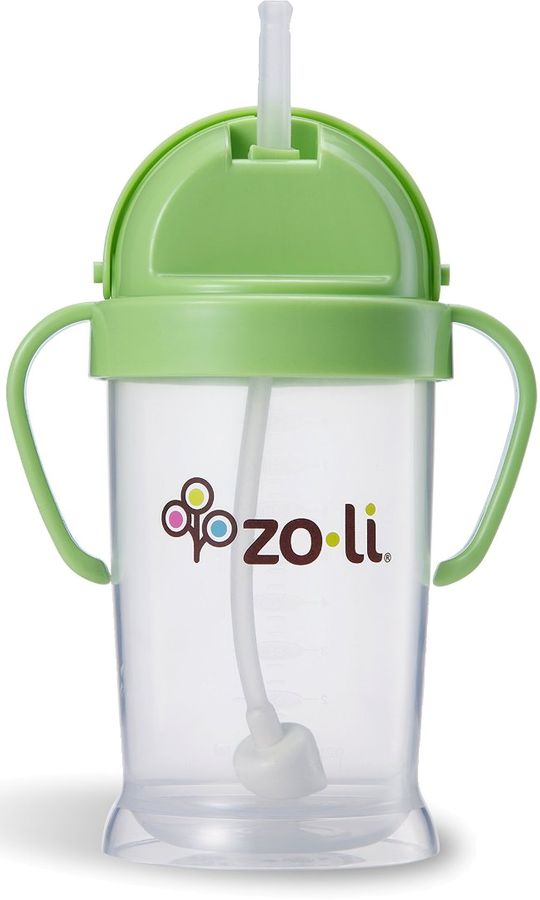 ZoLi BOT XL 9 oz. Straw Sippy Cup Green