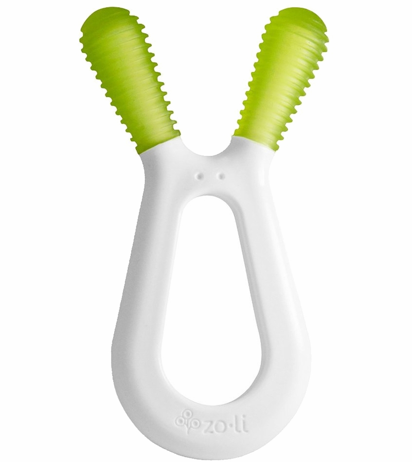 Zoli Bunny Teether Green