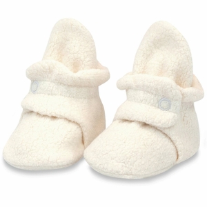 Zutano Cozie Fleece Baby Bootie - Cream, 6m