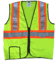 ANSI CLASS 2 COOL MESH VEST with ZIPPER