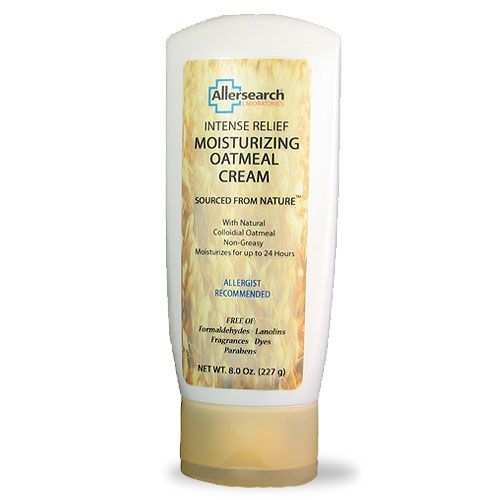 Allersearch Intense Relief Moisturing Oatmeal Cream, 8 oz