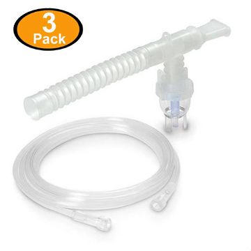 DeVilbiss 3655D-621 Disposable Nebulizer Kit Set of 3