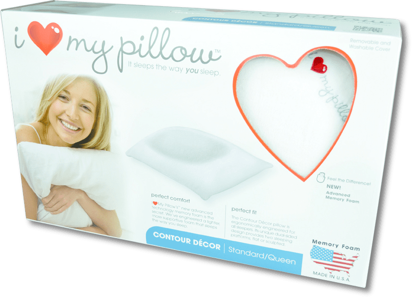 I Love My Pillow Traditional Foam Pillow