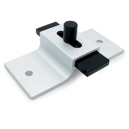 Restroom Stall Door Latch: Aluminum Slide Bolt Latch | All Partitions