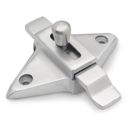 Restroom Stall Door Latch - Diamond Shape