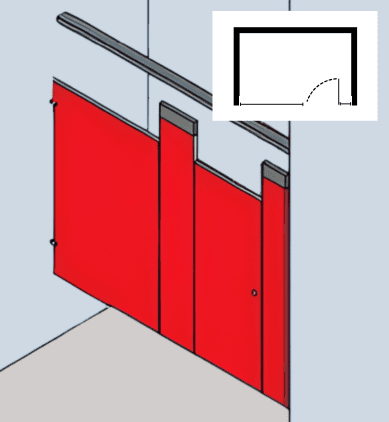 XXX Alcove | Floor to Ceiling Phenolic Stalls