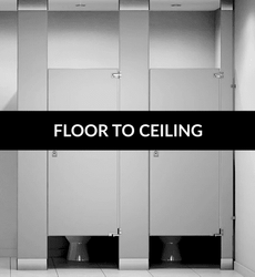  Floor To Ceiling - Phenolic Restroom Stalls