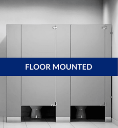 Floor Mounted/ Anchored - Stainless Steel Stalls