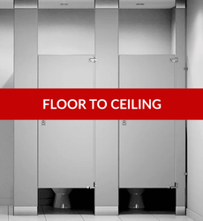 Floor To Ceiling - Metal Restroom Stalls