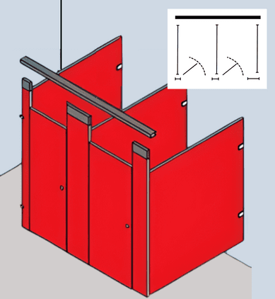 Free Standing - Ceiling Hung - Plastic Laminate Partitions