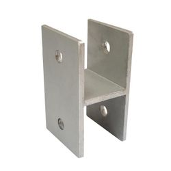H Style Aluminum Alcove Bracket
