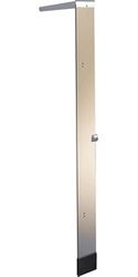 Head Rail Braced Solid Phenolic Black Core Pilasters