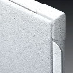 Integrated Privacy Powder Coated Steel Material Specifications